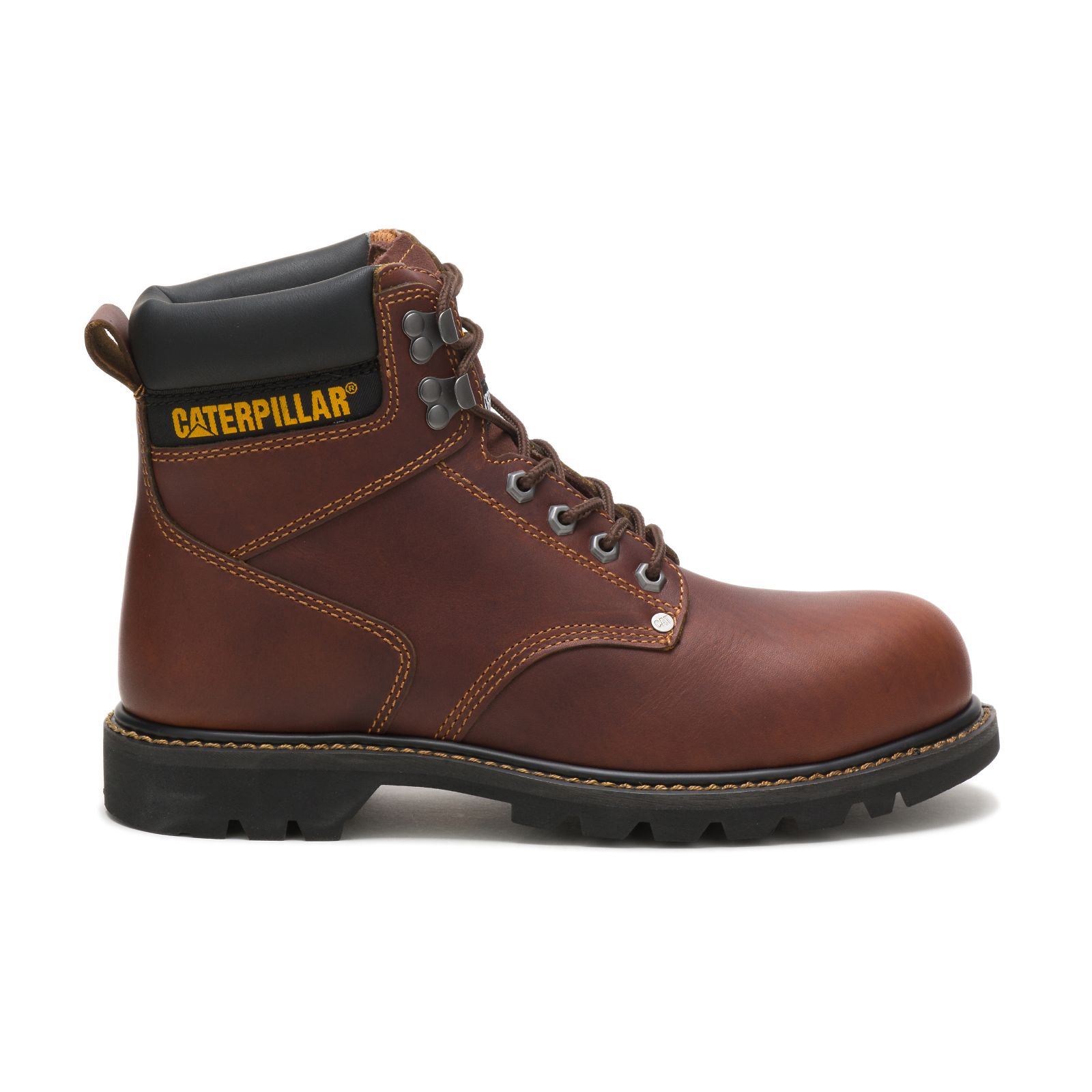 Caterpillar Men's Second Shift Steel Toe Steel Toe Boots Brown CAT-42760